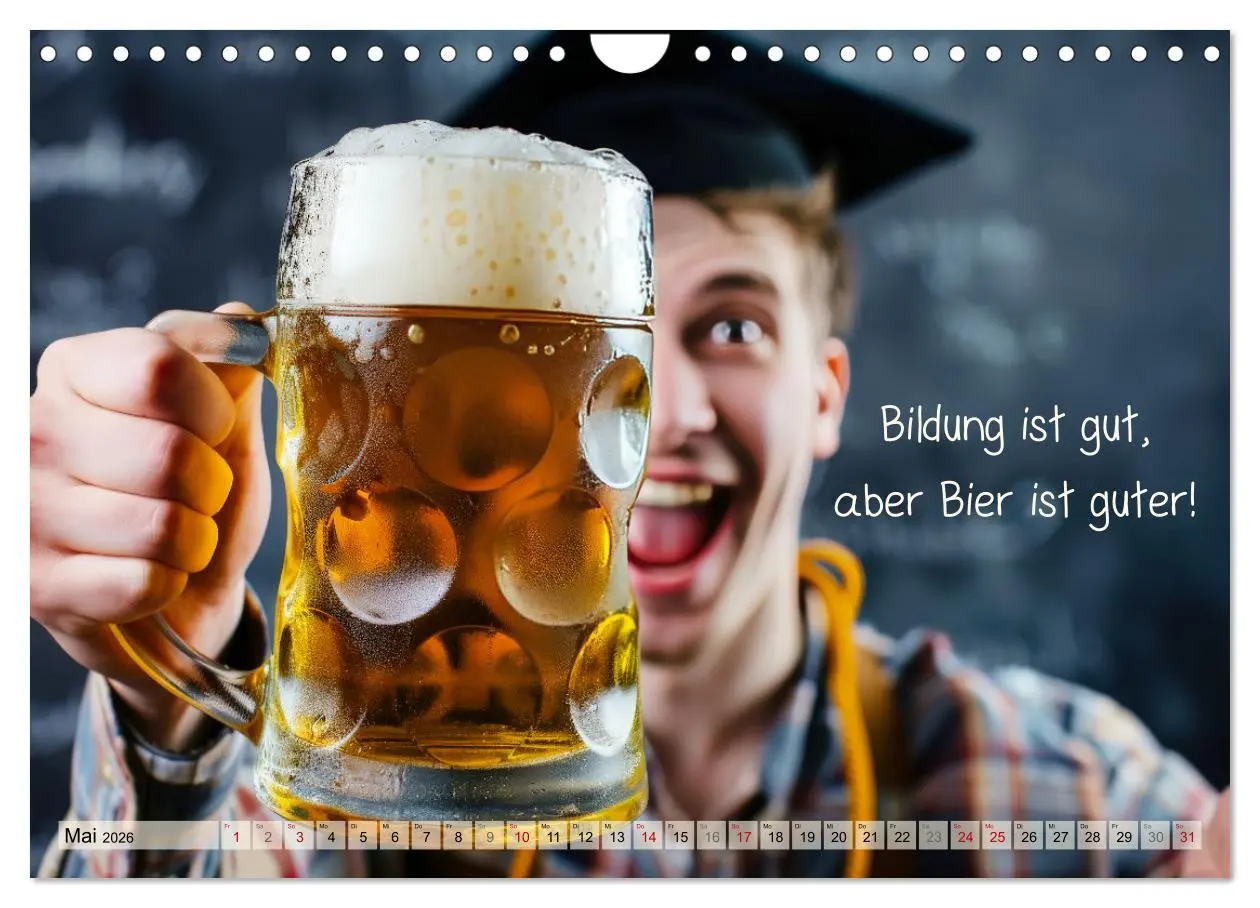 Bild: 9783457344859 | Ich brauch mehr Vitamin Bier (Wandkalender 2026 DIN A4 quer),...